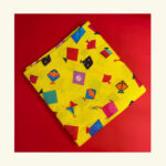 Patang Print Slub Cotton Fabric