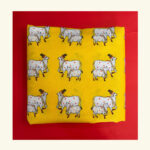 Gaii Print Slub Cotton Fabric